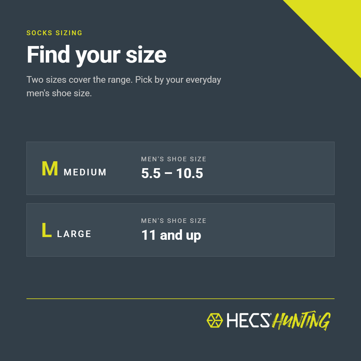 HECS® High Performance Hunting Socks
