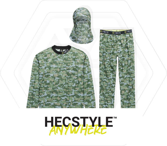 HECStyle anywhere set of shirt, pant, and headcover